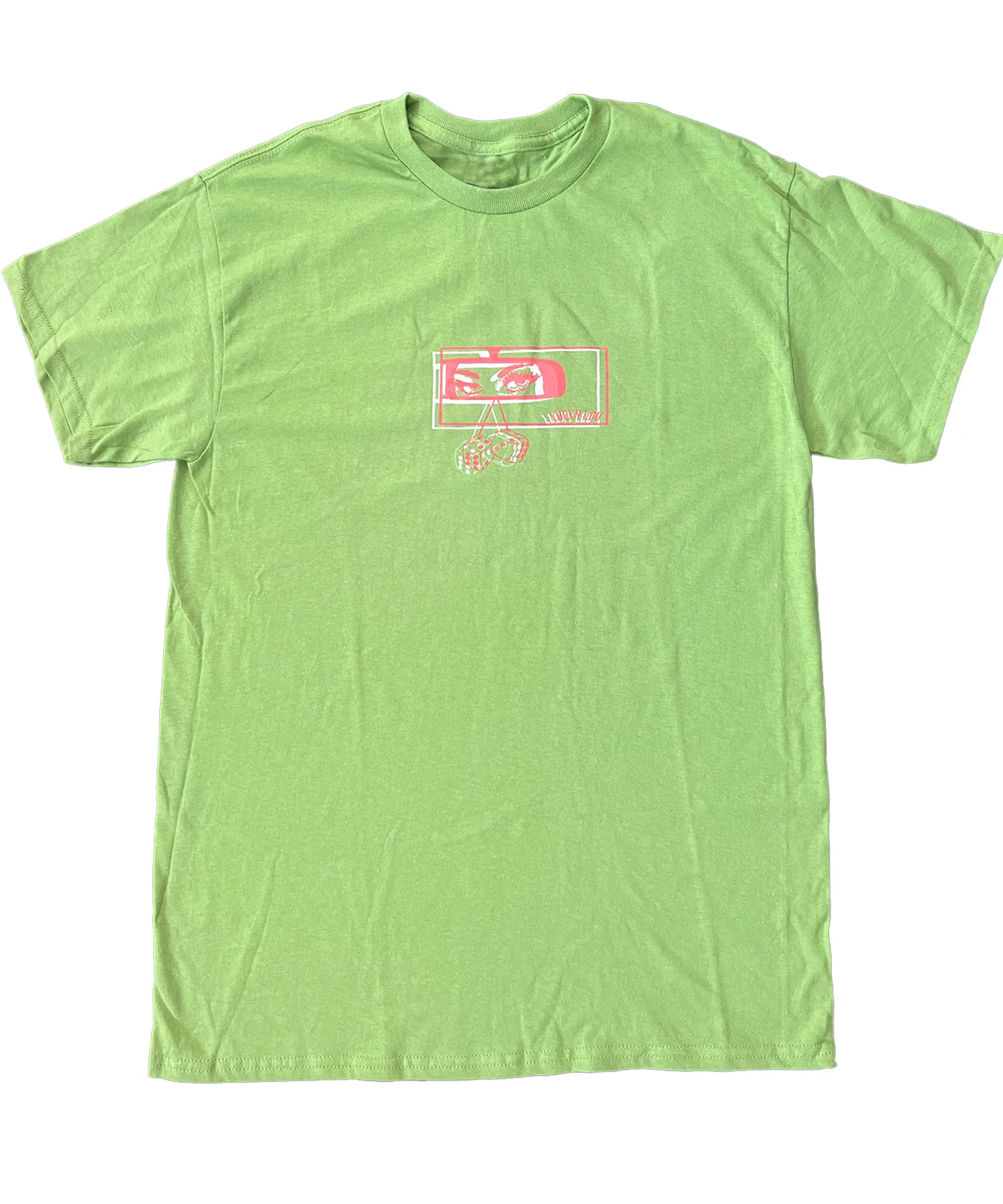 Rearview T-Shirt in Green sold by Lucky Lou Clothing