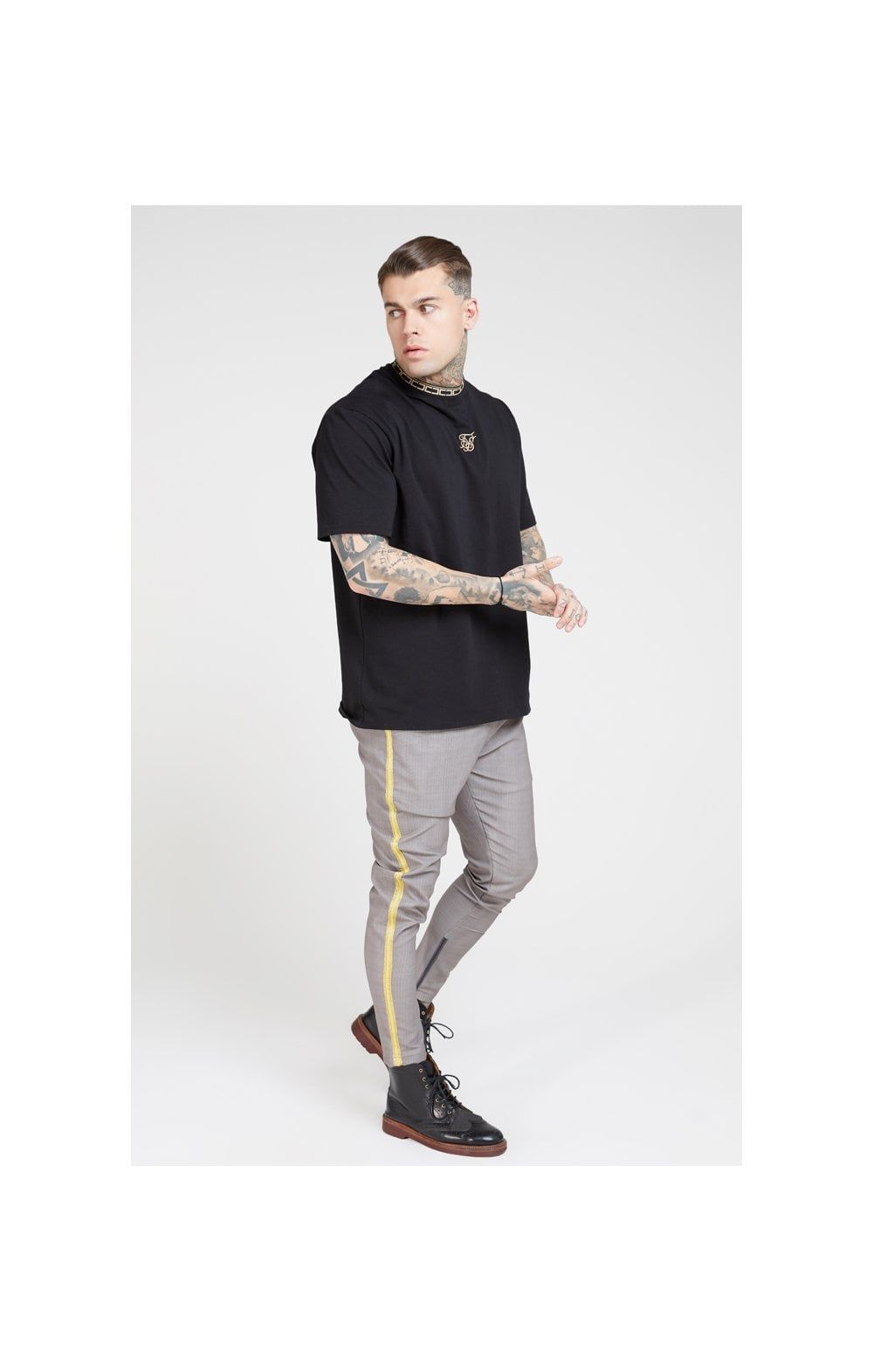 SikSilk Fitted Smart Tape Jogger Pants - Grey sold by Siksilk product image thumbnail 5