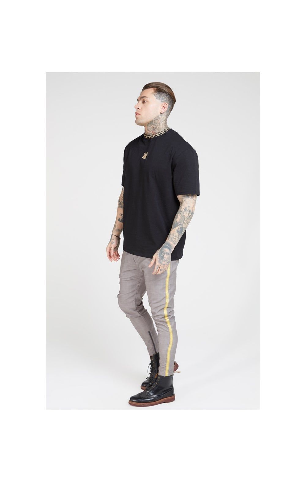 SikSilk Fitted Smart Tape Jogger Pants - Grey sold by Siksilk product image thumbnail 2