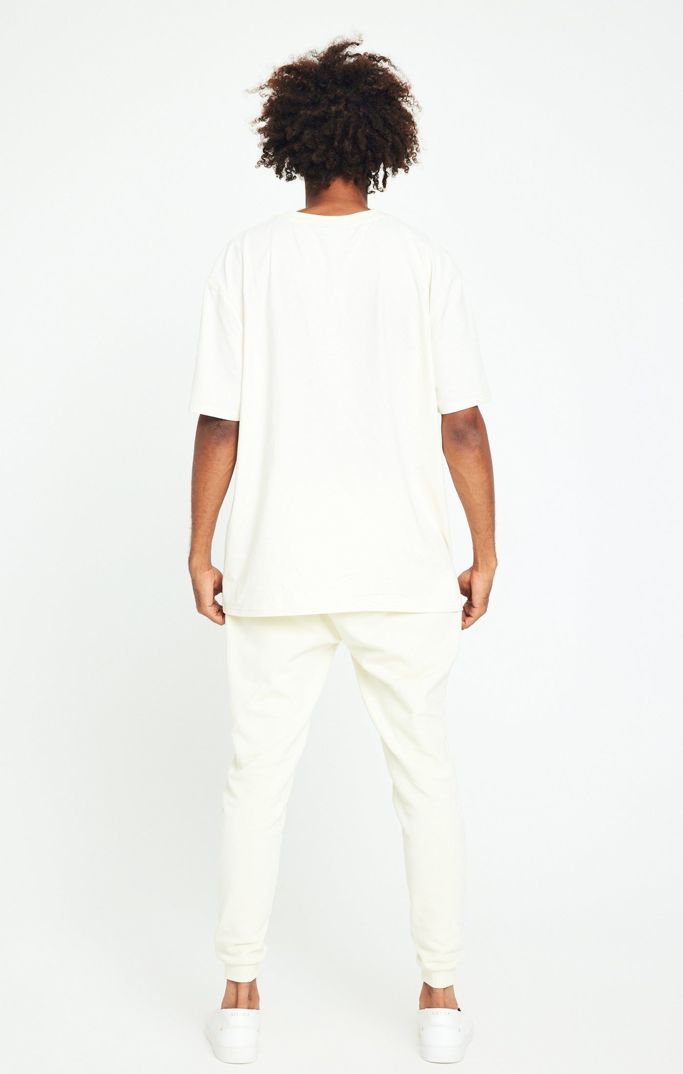 Ecru Floral Oversized T-Shirt sold by Siksilk product image thumbnail 6