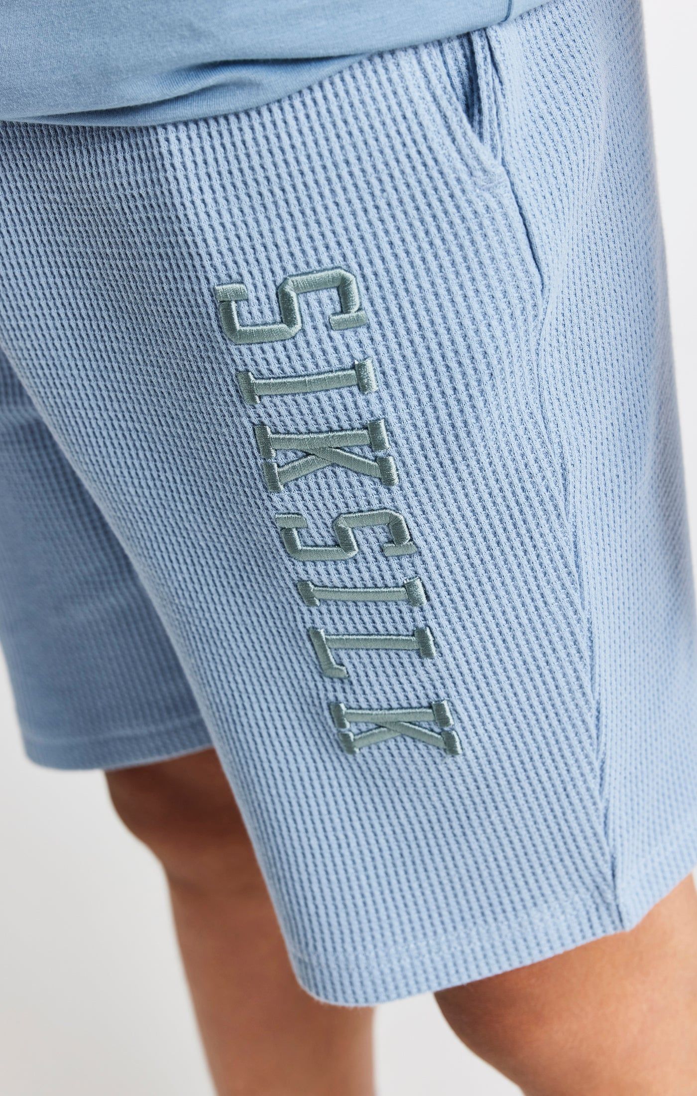 Boys Grey Waffle Short sold by Siksilk product image thumbnail 6