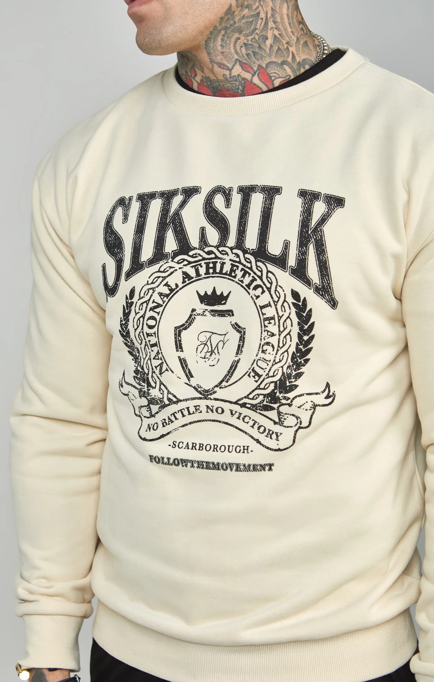 Oversized Crest Logo Sweatshirt sold by Siksilk product image thumbnail 2