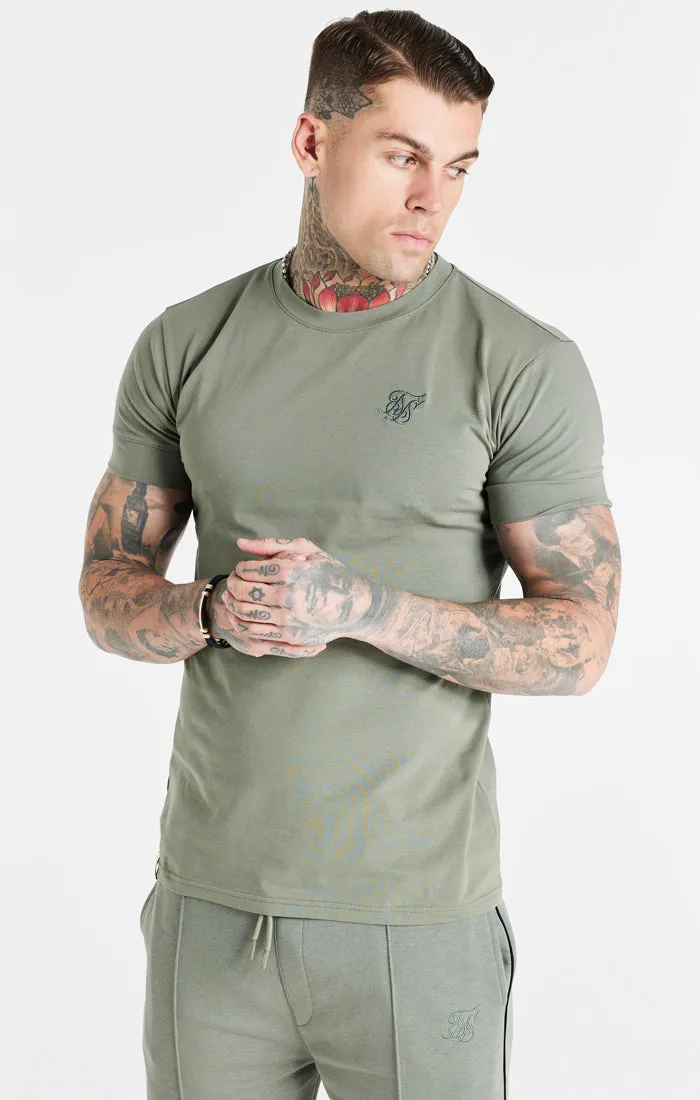 Khaki Smart S Muscle Fit T-Shirt sold by Siksilk product image thumbnail 2