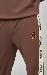 Poly Open Cuff Jogger With Gothic Side Tape sold by Siksilk