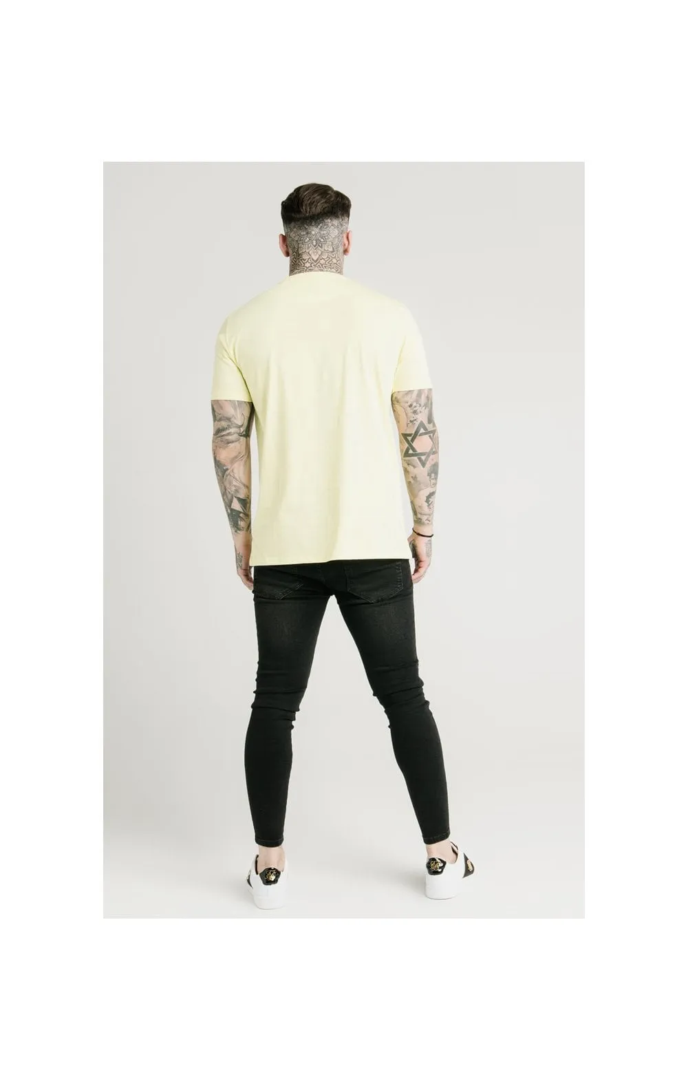 SikSilk Square Hem Standard Tee - Washed Yellow sold by Siksilk product image thumbnail 5