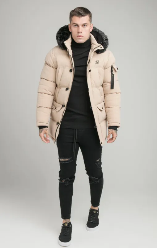 SikSilk Puff Anorak - Champagne Beige sold by Siksilk