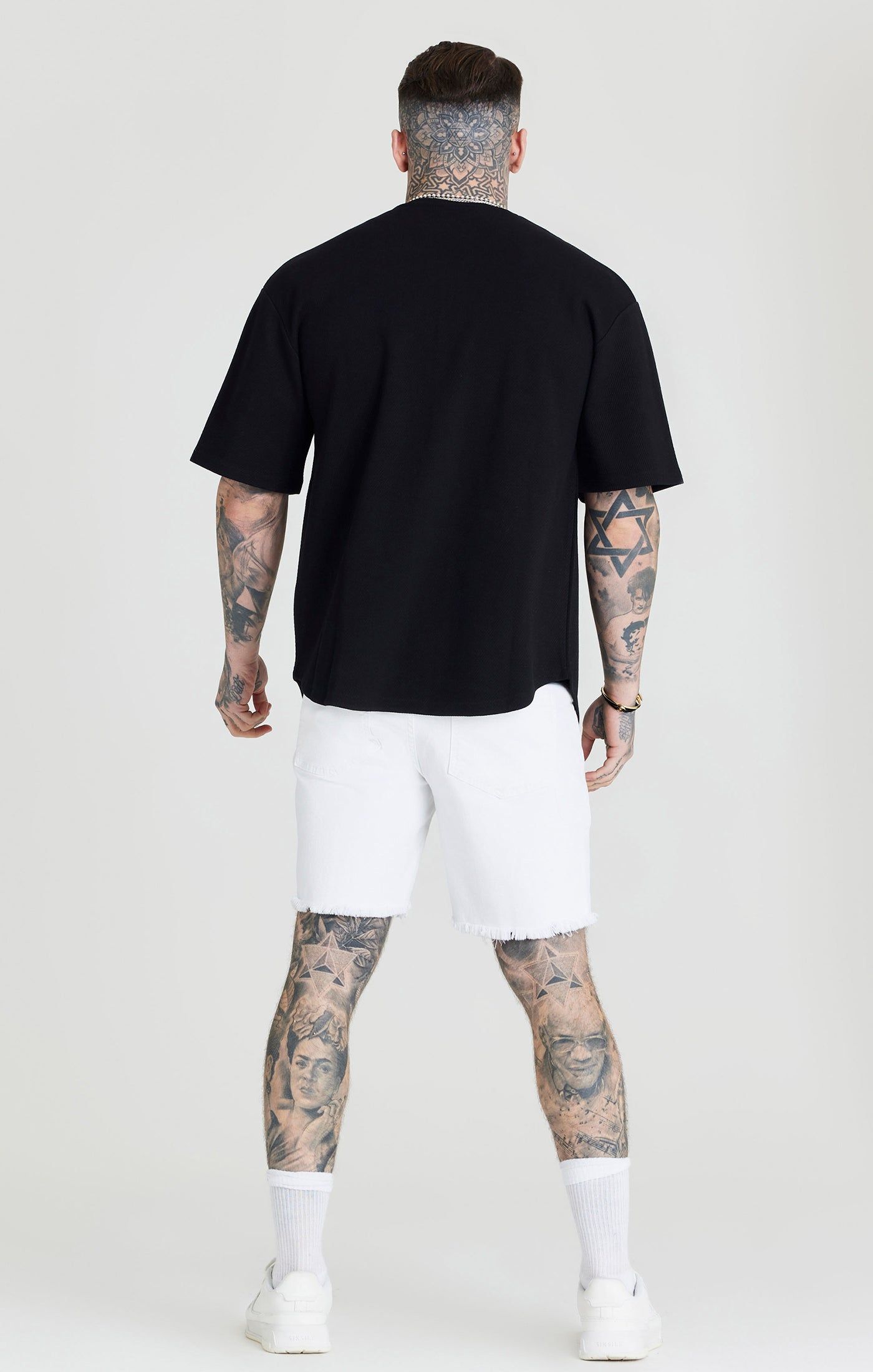 Black Applique Logo Baseball Jersey sold by Siksilk product image thumbnail 5