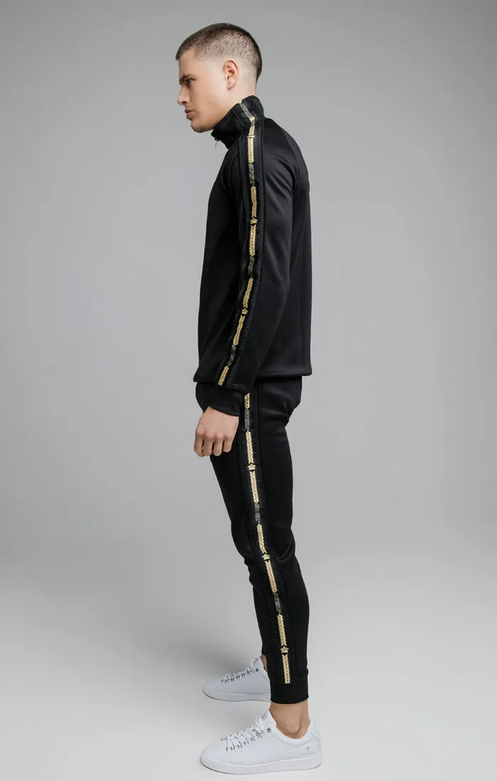 Black Crown Quarter Zip Overhead sold by Siksilk product image thumbnail 3