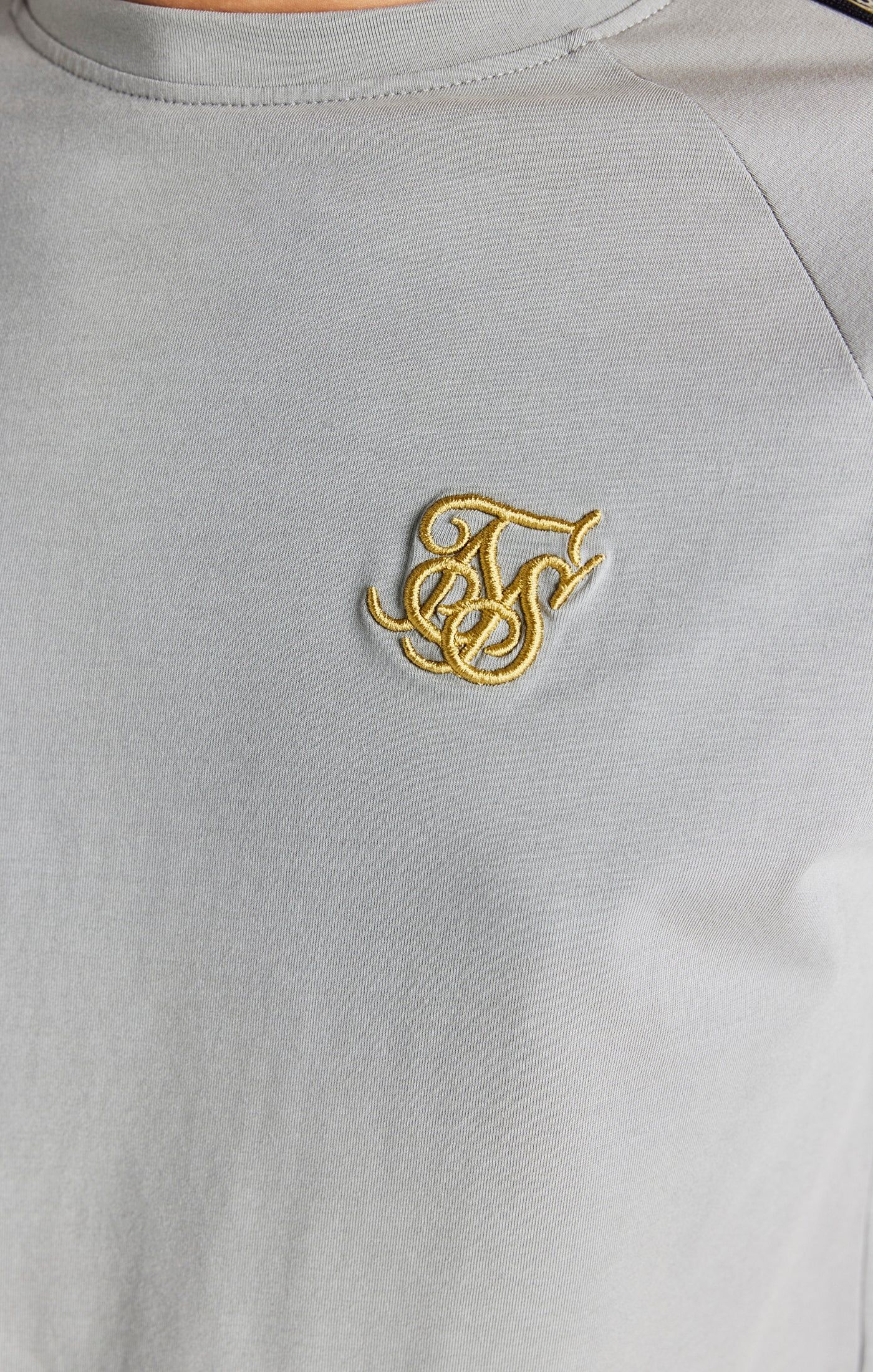 Boys Grey Taped Raglan T-Shirt sold by Siksilk product image thumbnail 2