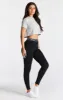 Grey Marl Essential Box Fit Crop T-Shirt sold by Siksilk