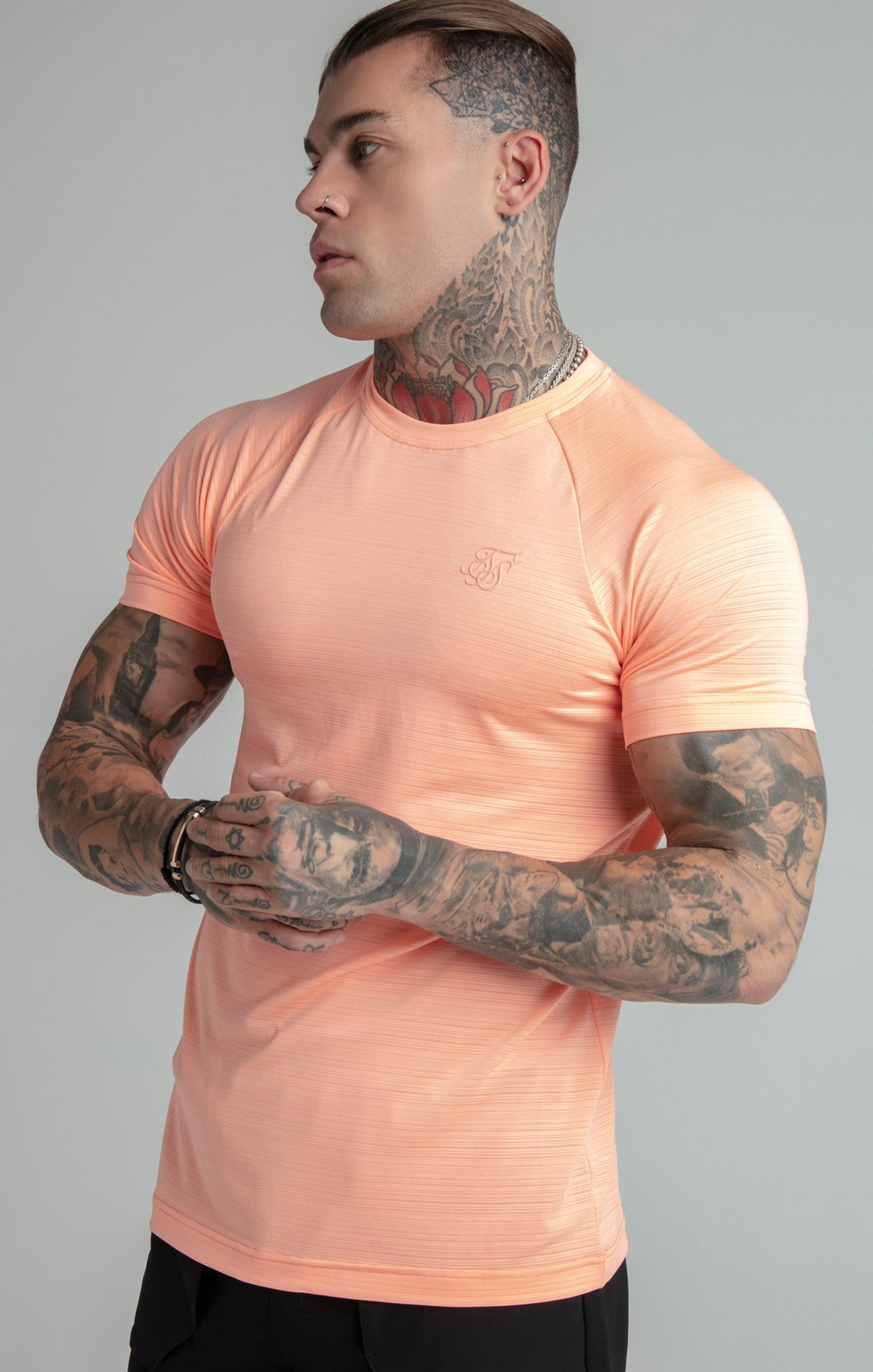 Khaki Inject T-Shirt sold by Siksilk