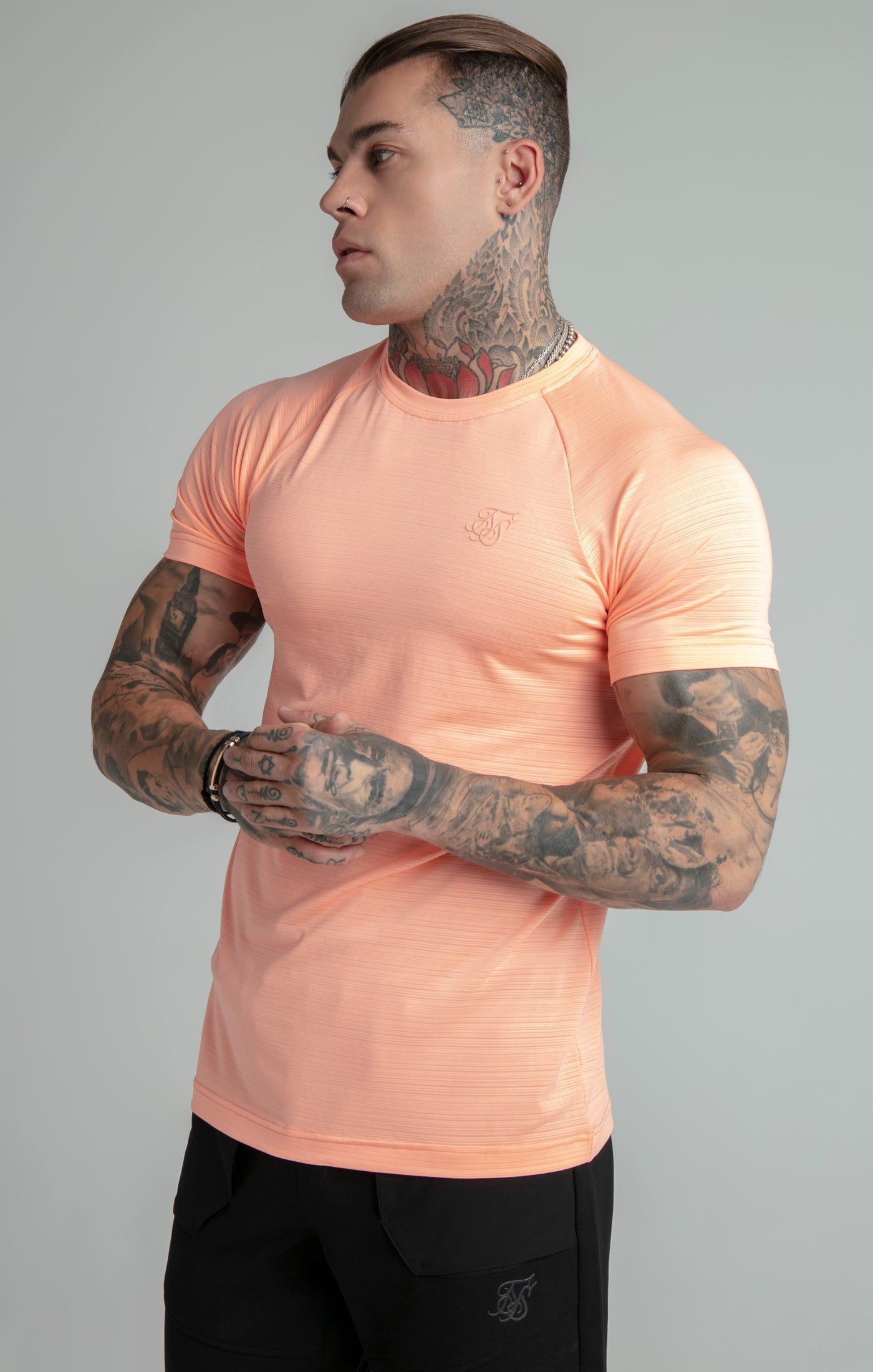Khaki Inject T-Shirt sold by Siksilk product image thumbnail 2