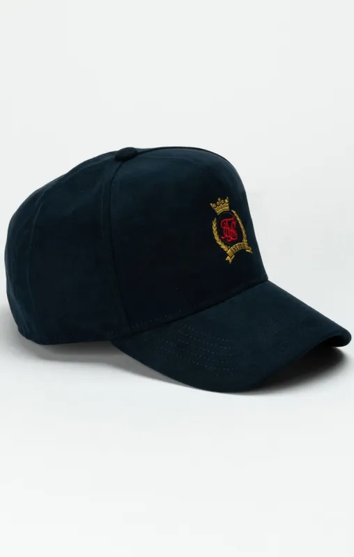 Navy Crest Trucker Cap sold by Siksilk