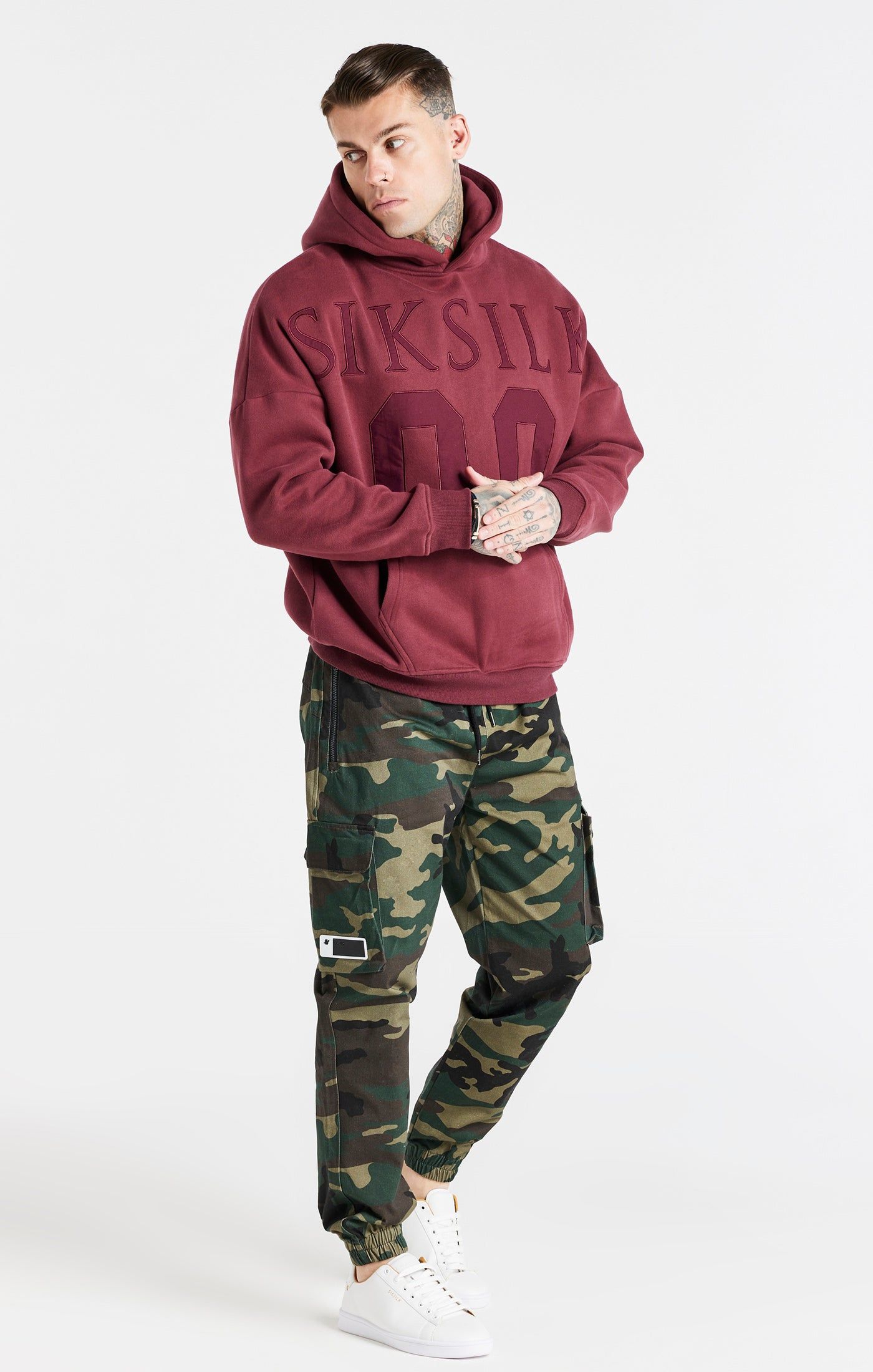 Green Camo Utility Cargo Jogger sold by Siksilk product image thumbnail 2