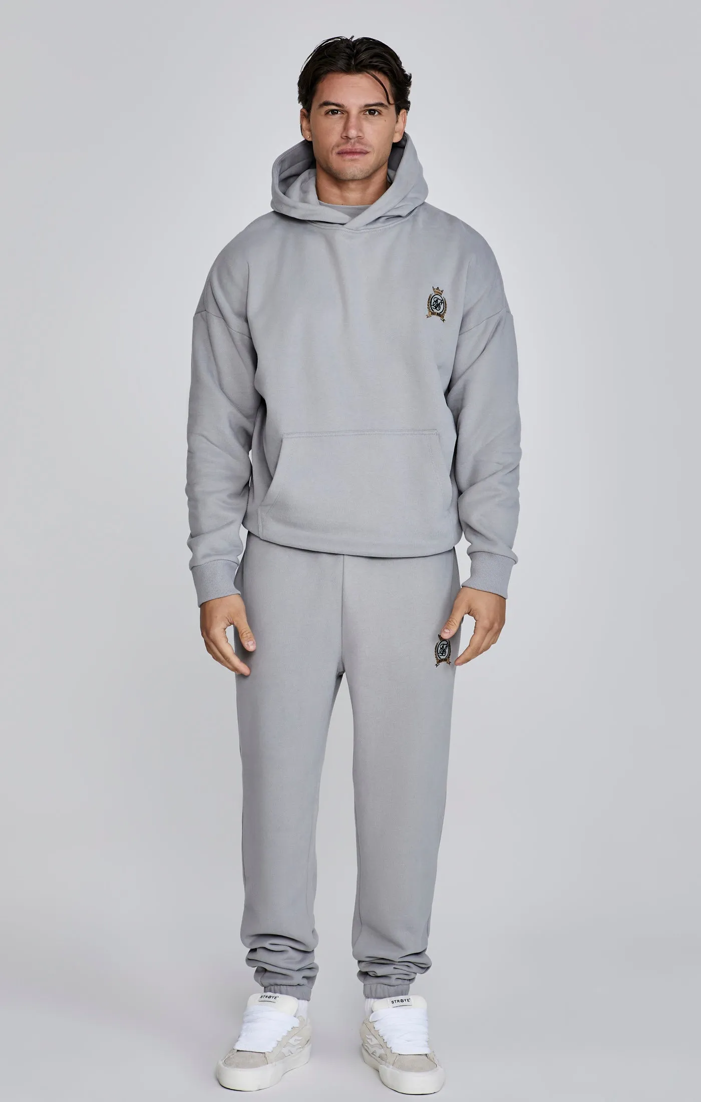 Grey Pullover Hoodie sold by Siksilk product image thumbnail 2