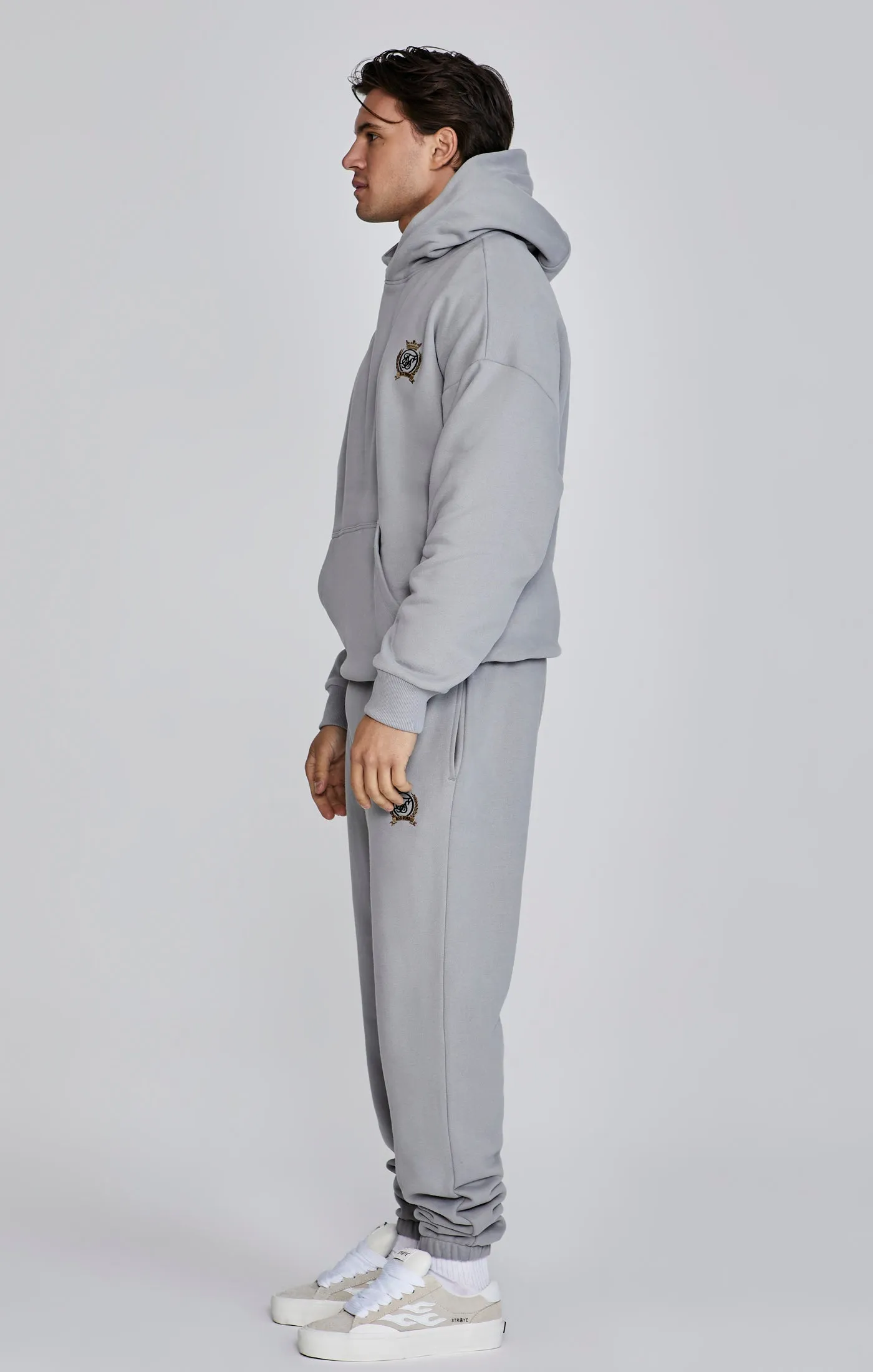 Grey Pullover Hoodie sold by Siksilk product image thumbnail 4