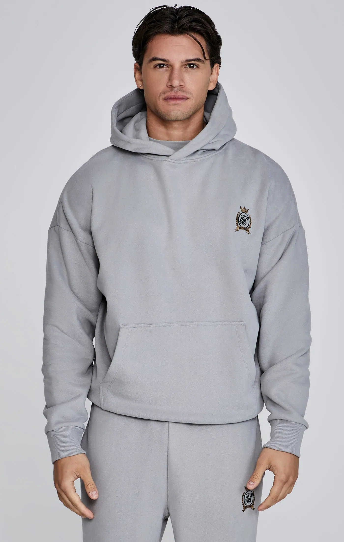 Grey Pullover Hoodie sold by Siksilk