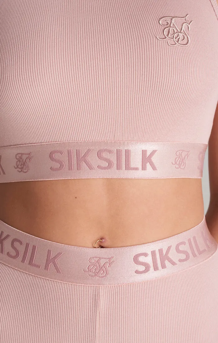 Girls Pink Ribbed Taped Bralette sold by Siksilk product image thumbnail 4