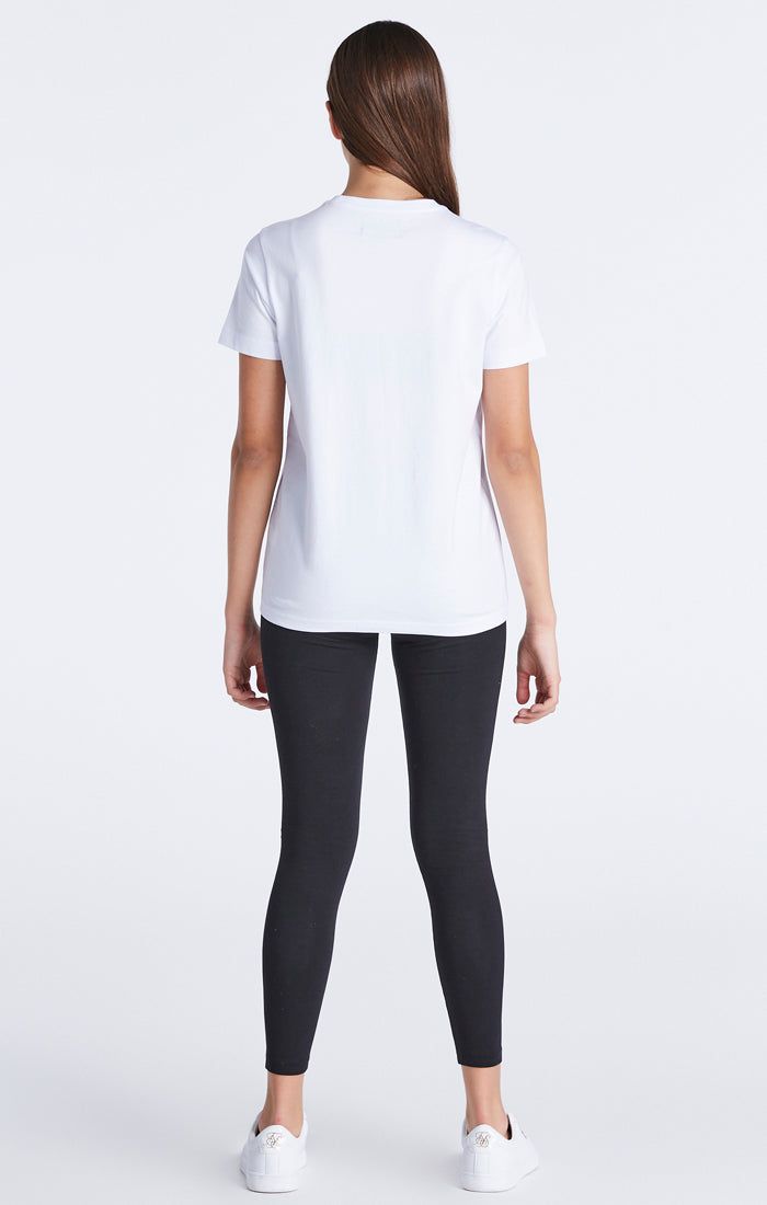 Girls White Essentials Boyfriend T-Shirt sold by Siksilk product image thumbnail 2