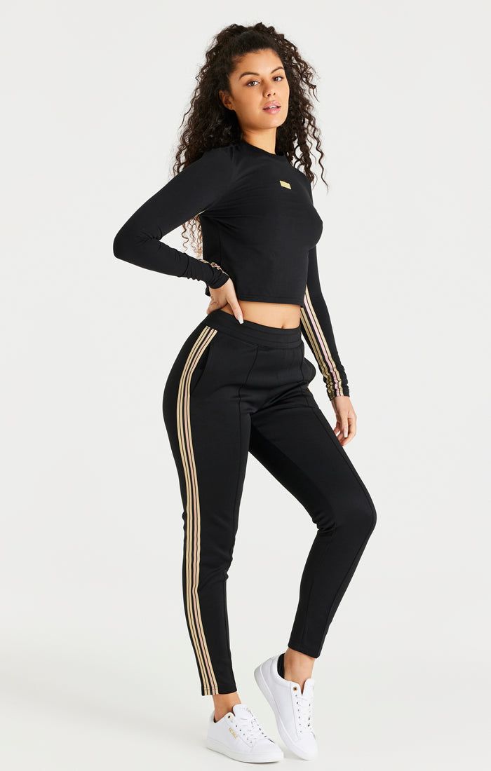 Black Track Pant sold by Siksilk product image thumbnail 5
