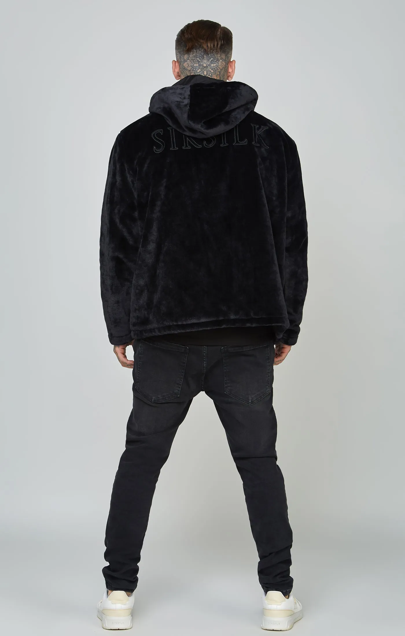 Branded Faux Fur Jacket sold by Siksilk product image thumbnail 5