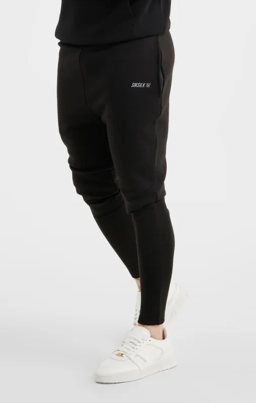 Black Sports Performance Fabric Muscle Pant sold by Siksilk