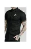 SikSilk S/S Prestige Inset Cuff Shirt - Black sold by Siksilk