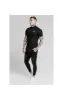 SikSilk S/S Prestige Inset Cuff Shirt - Black sold by Siksilk