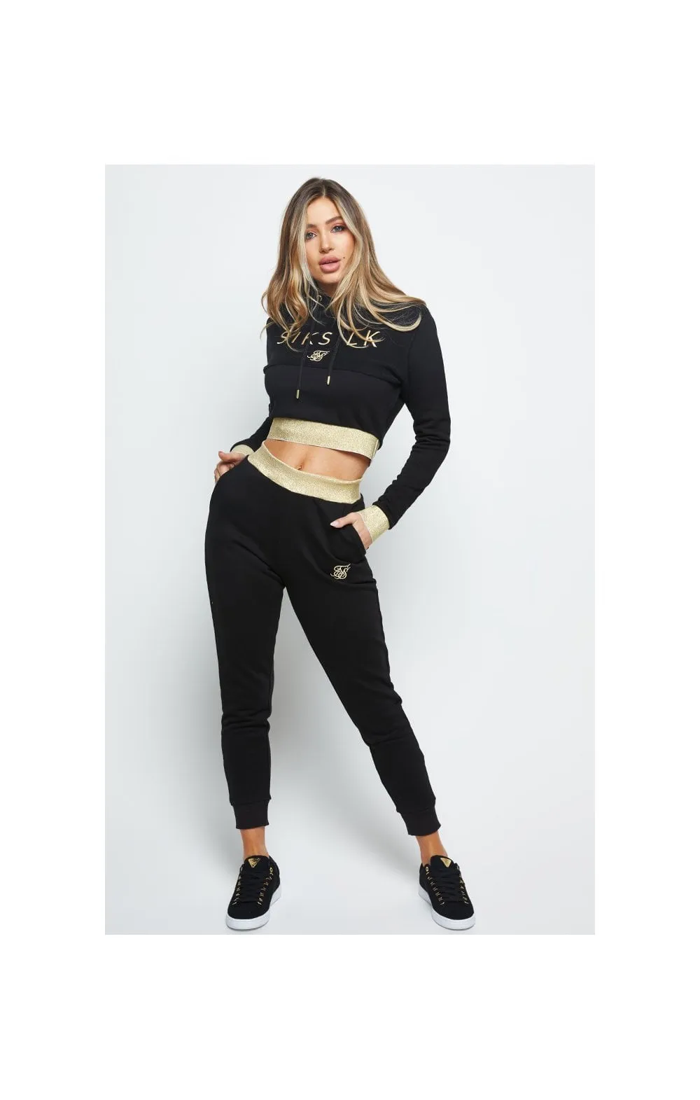 SikSilk Taped Jogger - Black sold by Siksilk product image thumbnail 4