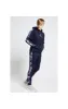 Illusive London Panelled Overhead Hoodie - Navy & Neon Pink Camo sold by Siksilk