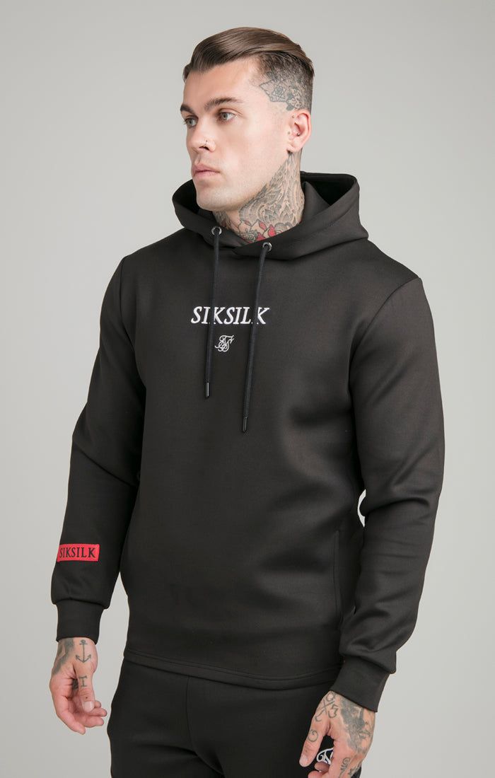 Black Exhibit Pro Overhead Hoodie sold by Siksilk