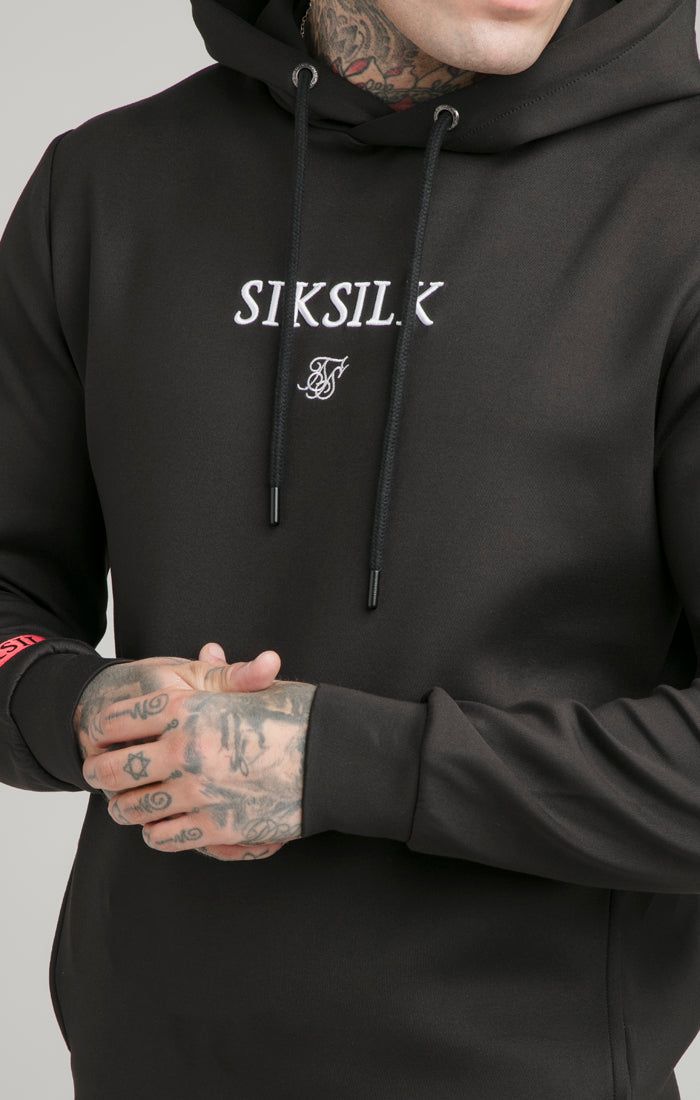 Black Exhibit Pro Overhead Hoodie sold by Siksilk product image thumbnail 5