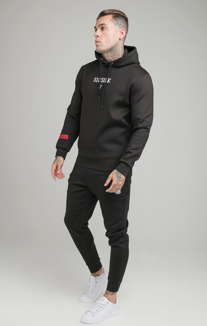 Black Exhibit Pro Overhead Hoodie sold by Siksilk product image thumbnail 2