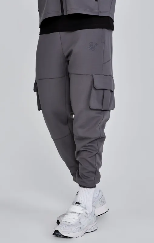 Grey Cargo Joggers sold by Siksilk