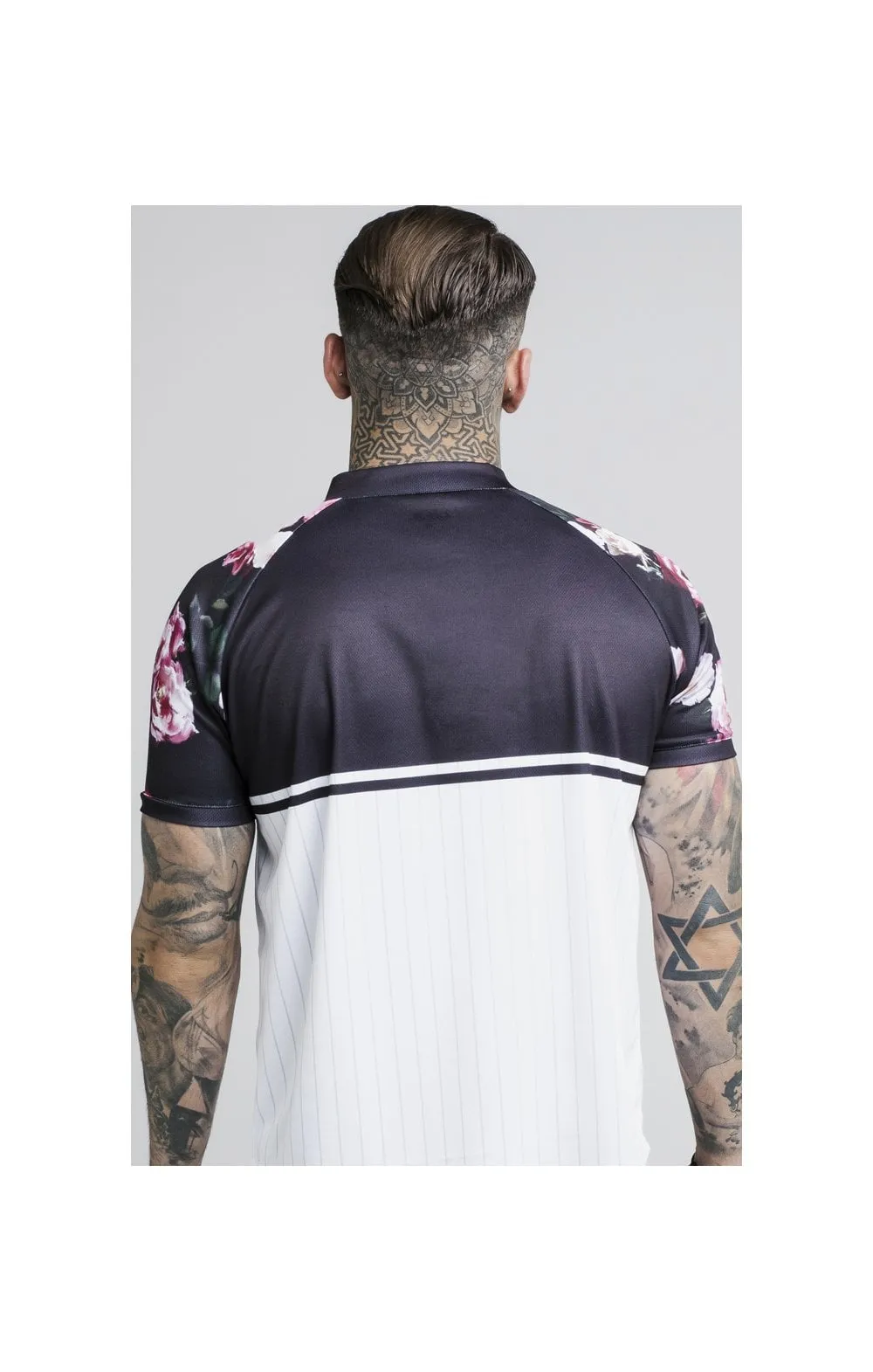 SikSilk Oil Paint Baseball Tee - White sold by Siksilk product image thumbnail 5
