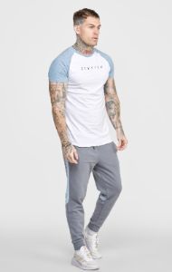 Grey Cut And Sew Jogger sold by Siksilk