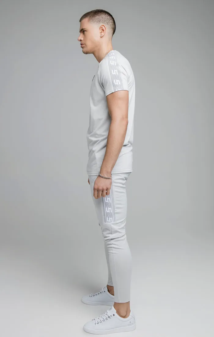 Grey Raglan Muscle Fit T-Shirt sold by Siksilk product image thumbnail 2