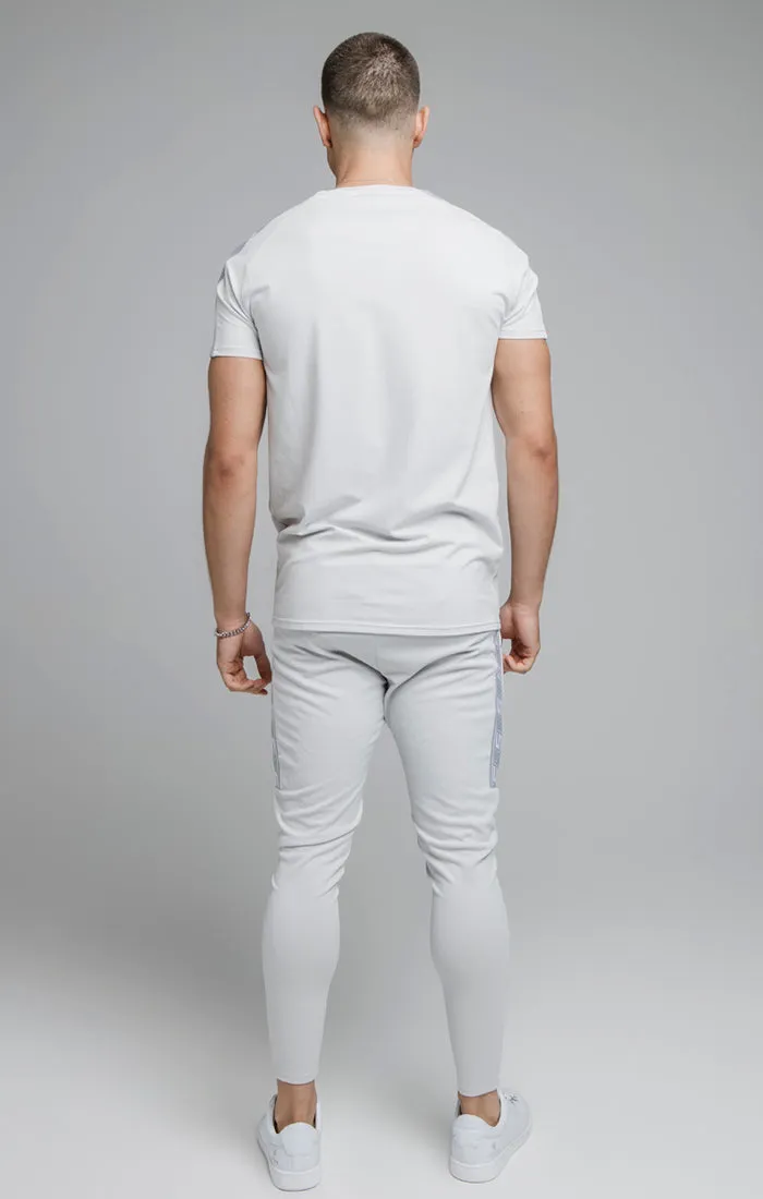 Grey Raglan Muscle Fit T-Shirt sold by Siksilk product image thumbnail 3