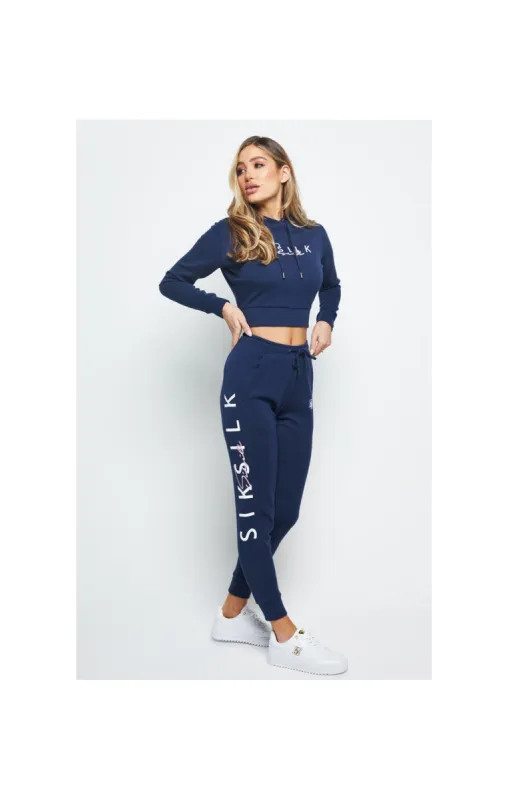 SikSilk Colour Signature Track Pants - Blue sold by Siksilk
