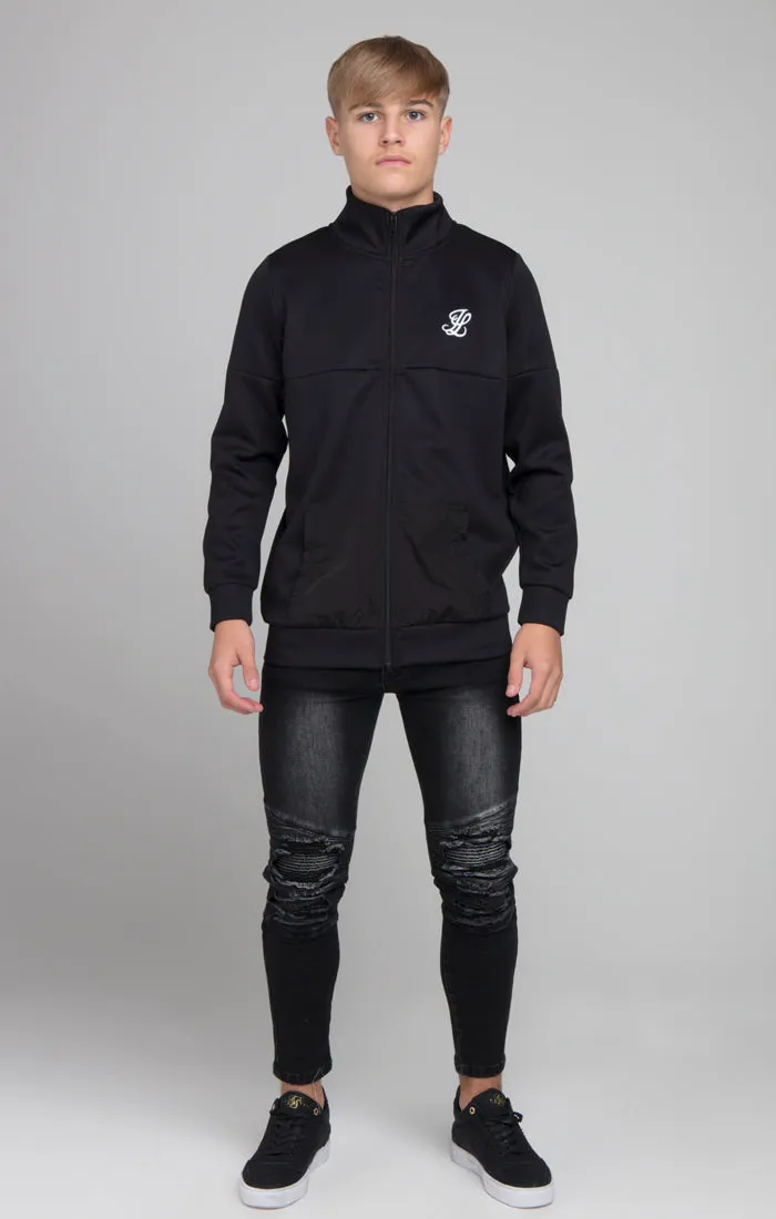 Boys Illusive Black Zip Thru sold by Siksilk product image thumbnail 3
