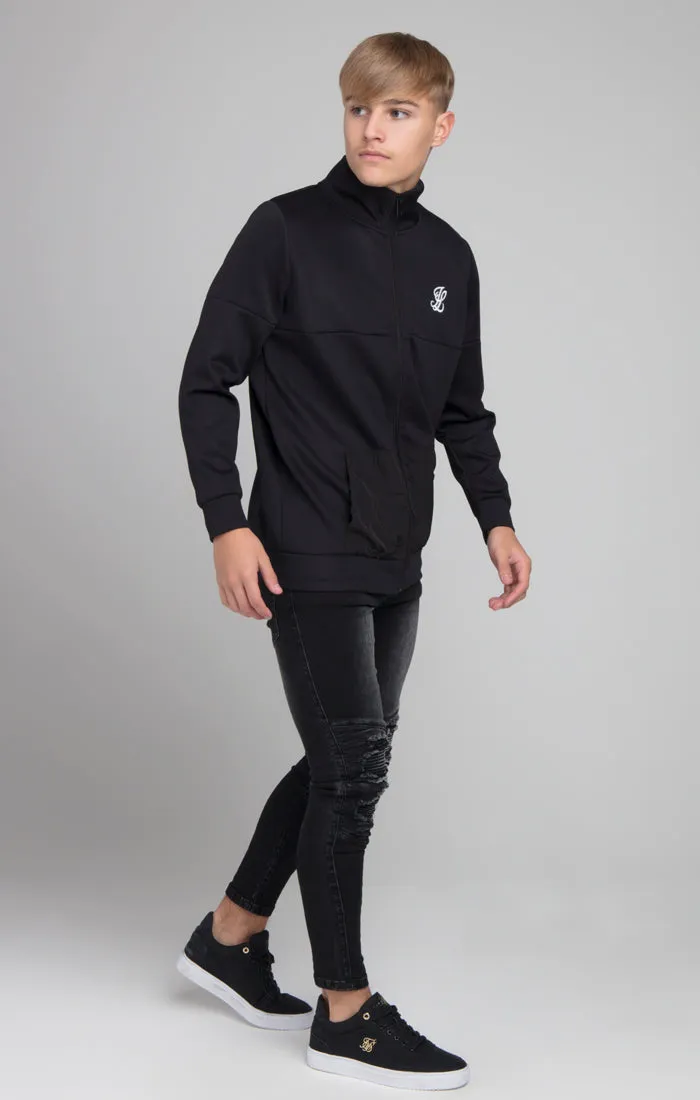Boys Illusive Black Zip Thru sold by Siksilk product image thumbnail 4