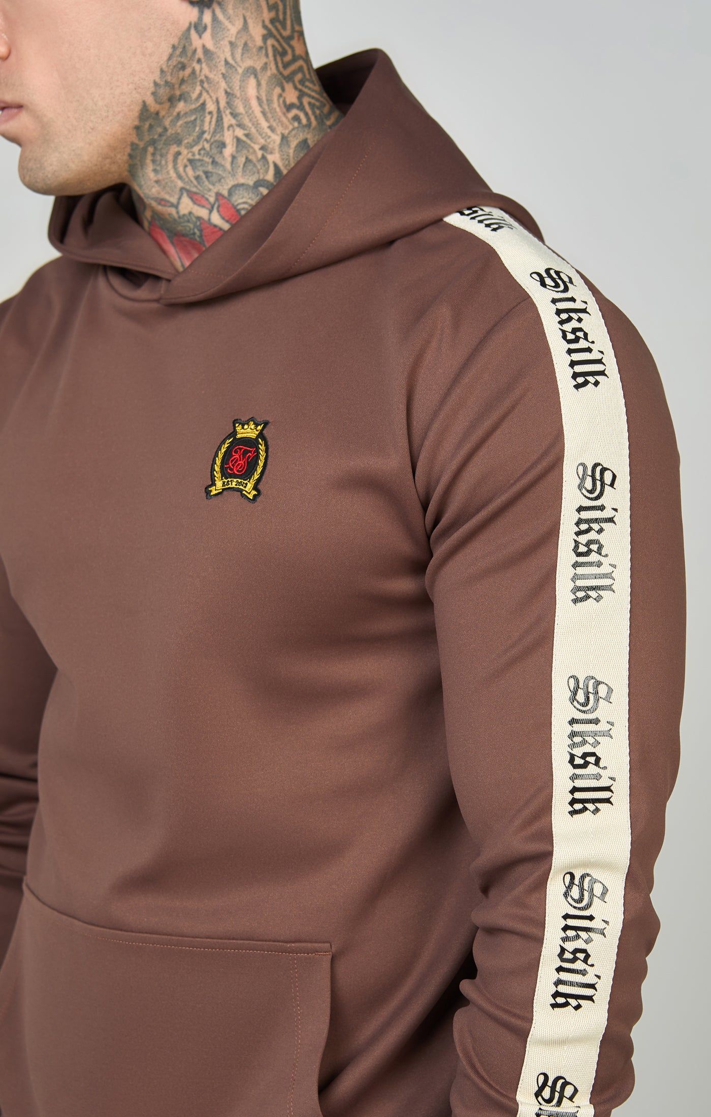 Poly Oth Hoodie With Gothic Side Tape sold by Siksilk product image thumbnail 4
