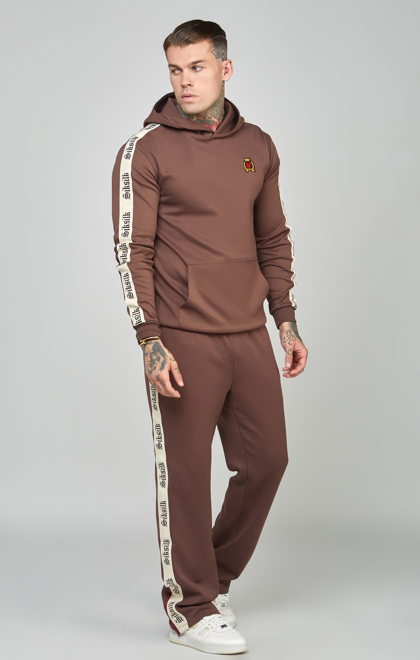 Poly Oth Hoodie With Gothic Side Tape sold by Siksilk product image thumbnail 2