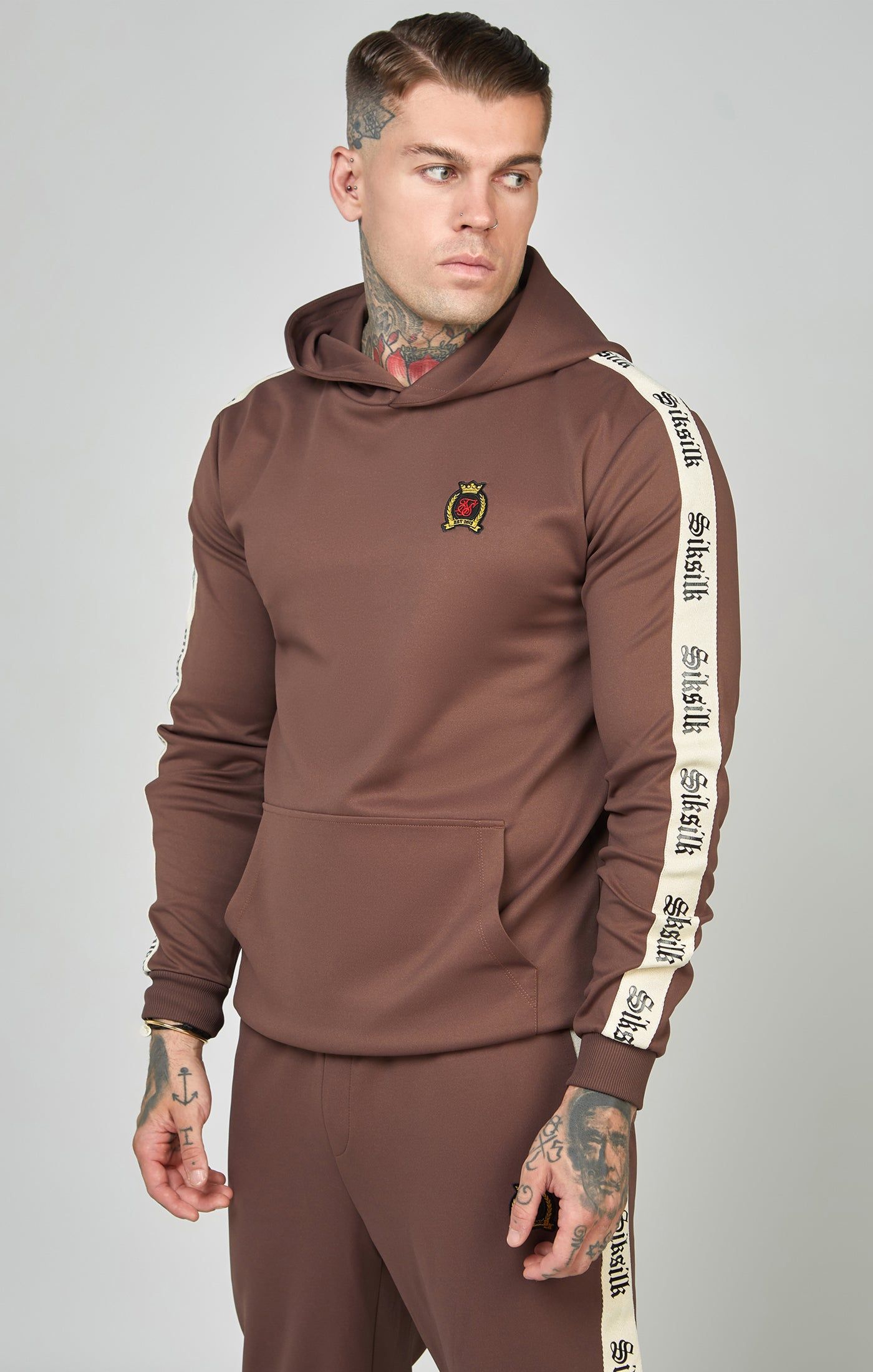 Poly Oth Hoodie With Gothic Side Tape sold by Siksilk product image thumbnail 6