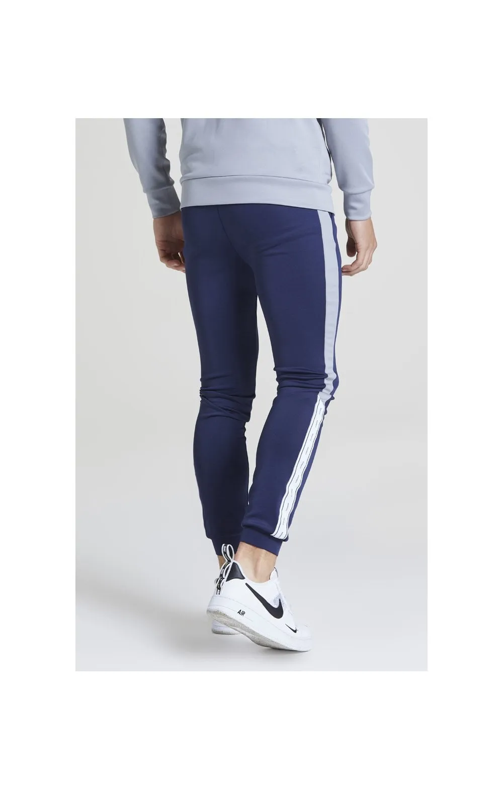 Illusive London Taped Joggers - Navy & Grey sold by Siksilk product image thumbnail 3