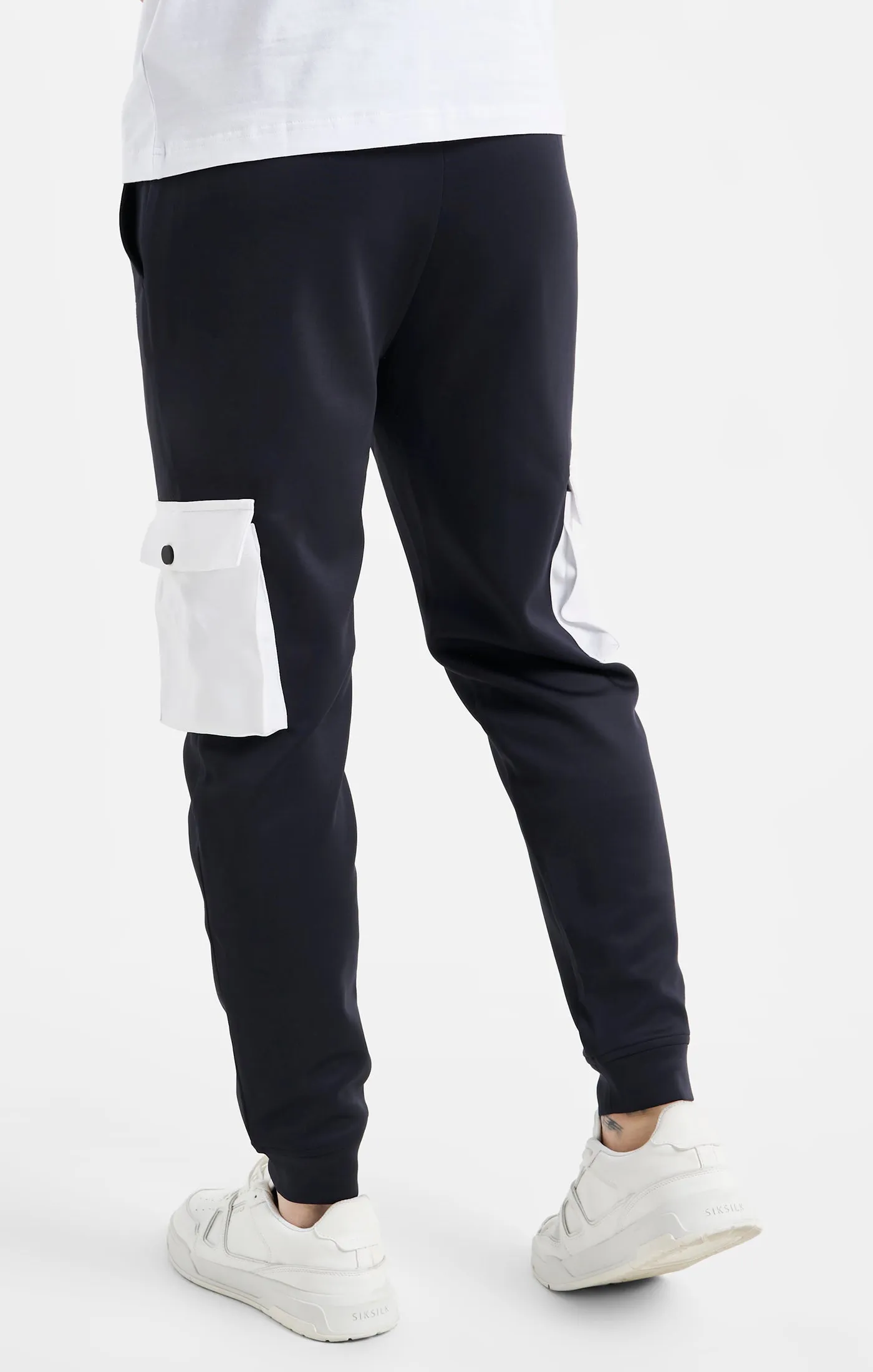 Navy Cargo Jogger sold by Siksilk product image thumbnail 4