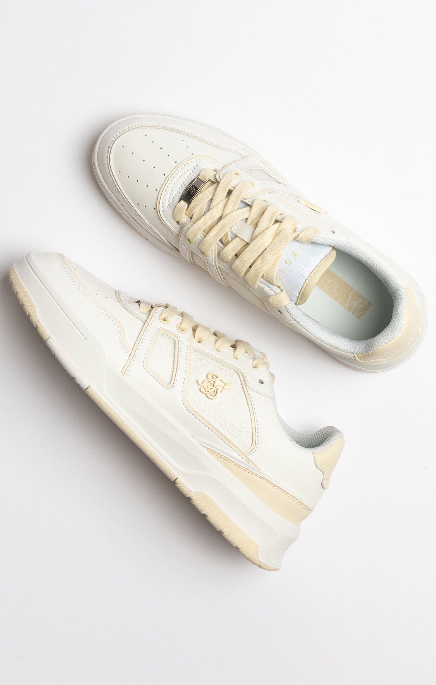 Ecru Low Top Court Trainer sold by Siksilk product image thumbnail 6