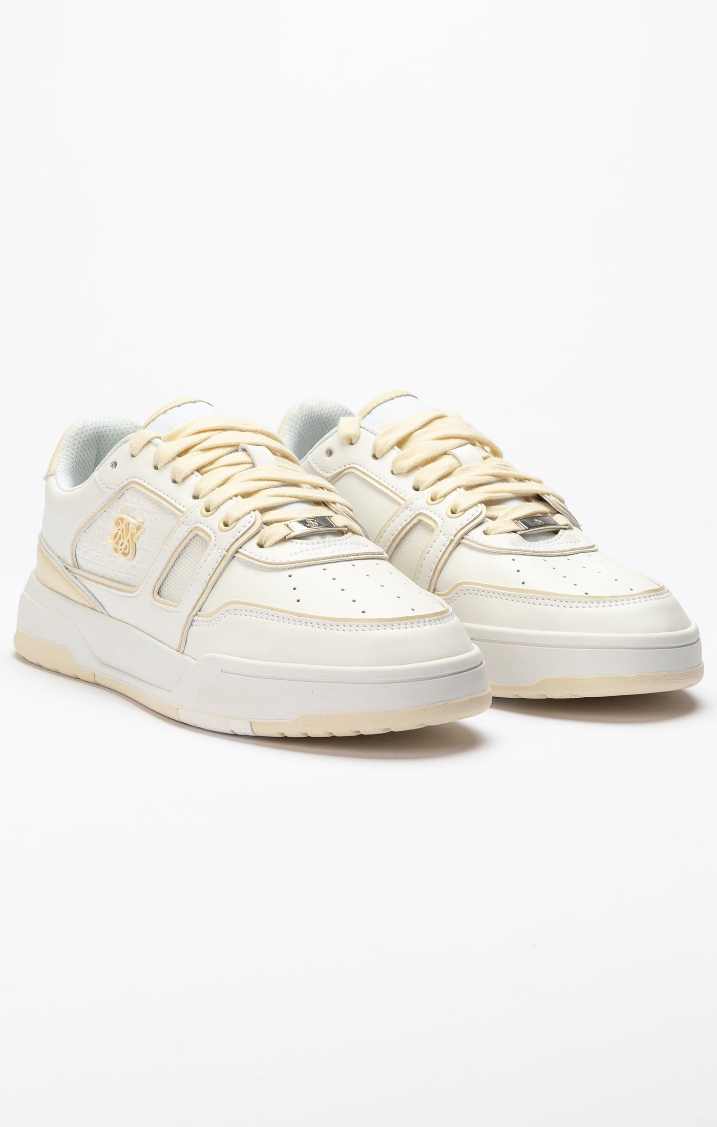 Ecru Low Top Court Trainer sold by Siksilk product image thumbnail 4