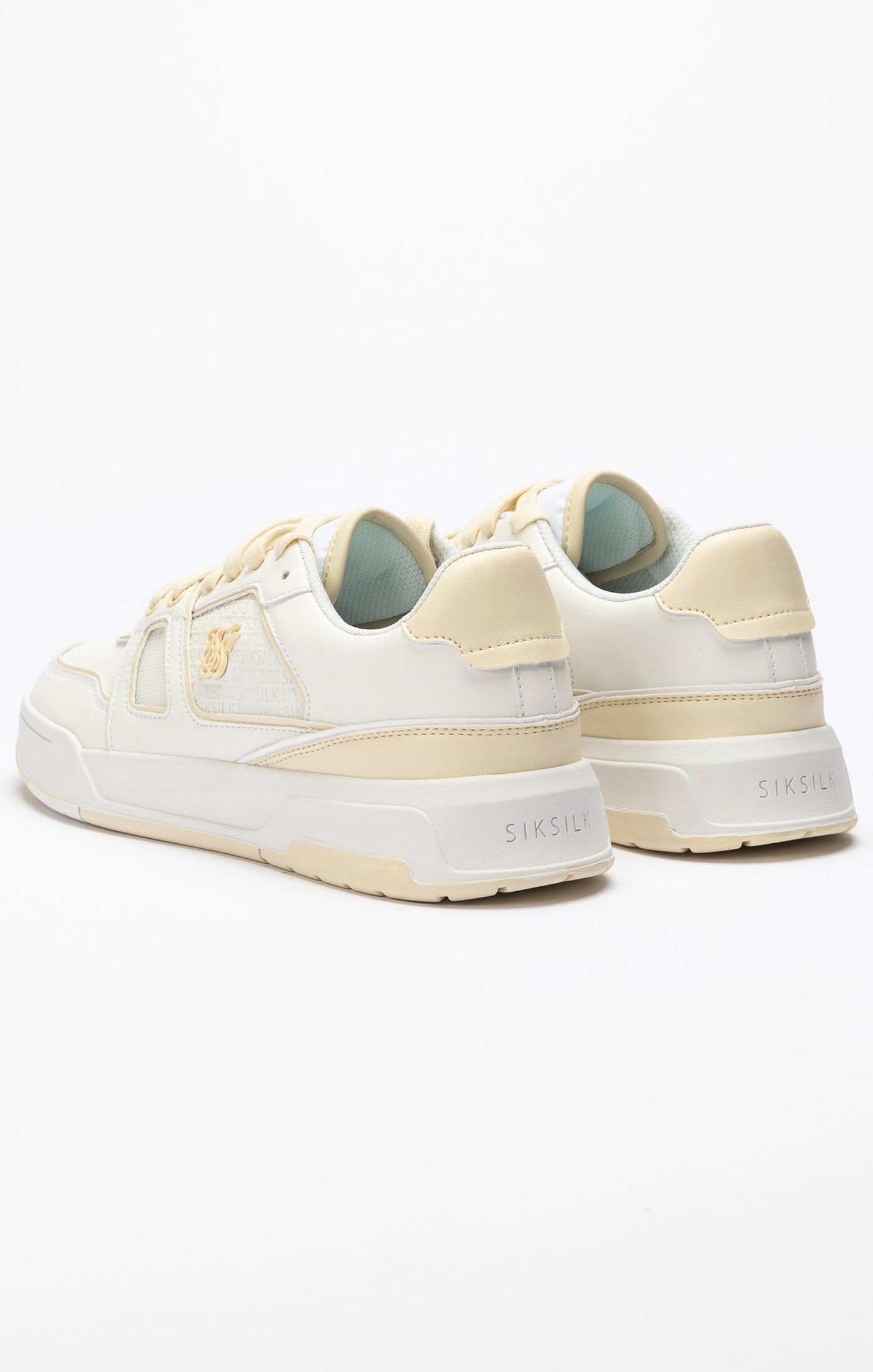 Ecru Low Top Court Trainer sold by Siksilk product image thumbnail 5