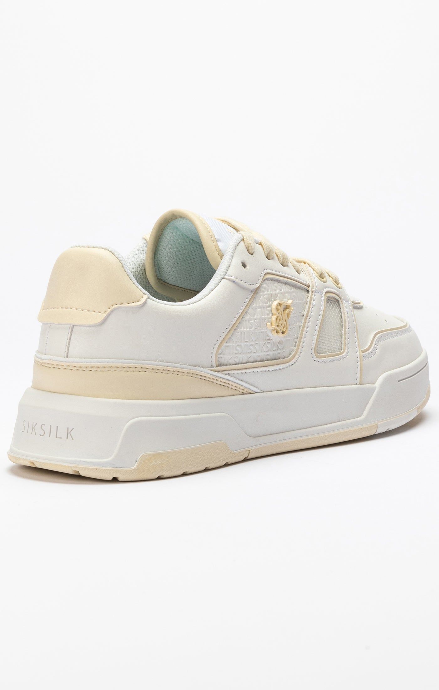 Ecru Low Top Court Trainer sold by Siksilk product image thumbnail 2